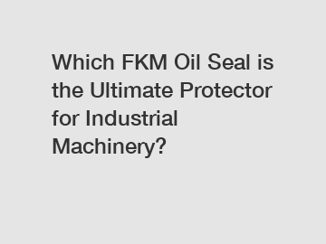 Which FKM Oil Seal is the Ultimate Protector for Industrial Machinery?