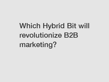 Which Hybrid Bit will revolutionize B2B marketing?