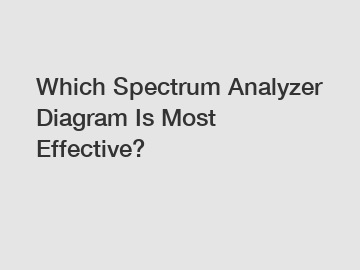 Which Spectrum Analyzer Diagram Is Most Effective?