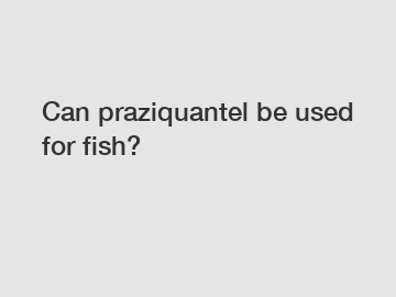 Can praziquantel be used for fish?