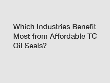Which Industries Benefit Most from Affordable TC Oil Seals?