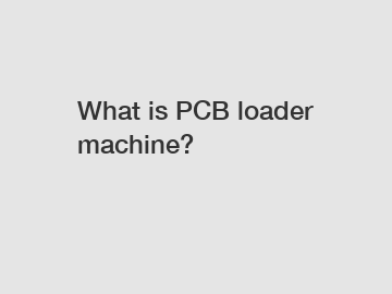 What is PCB loader machine?