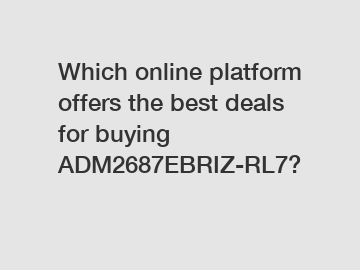 Which online platform offers the best deals for buying ADM2687EBRIZ-RL7?